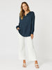 Vienna Luxe Top - Midnight