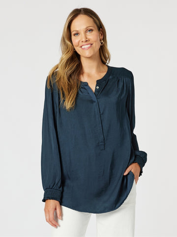 Vienna Luxe Top - Midnight