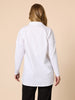 Julia Jersey Sleeve Shirt - White