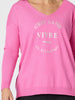 C'est La Vie Knit Sweat - Hot Pink RC&CO