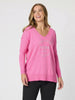 C'est La Vie Knit Sweat - Hot Pink