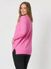 C'est La Vie Knit Sweat - Hot Pink
