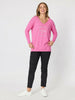 C'est La Vie Knit Sweat - Hot Pink