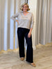 Hudson Wide Leg Jean - Dark Denim