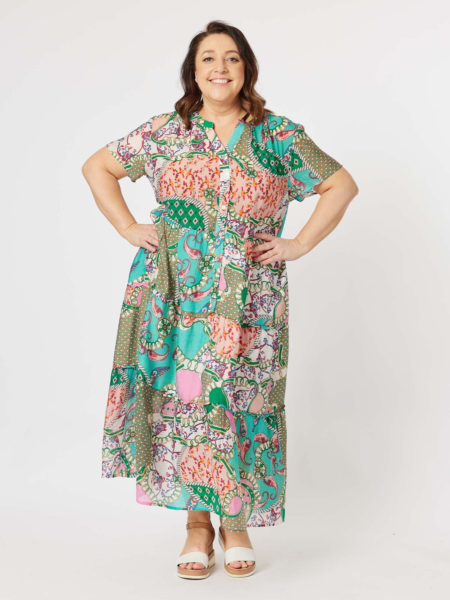 Giverny Print Dress - Multi