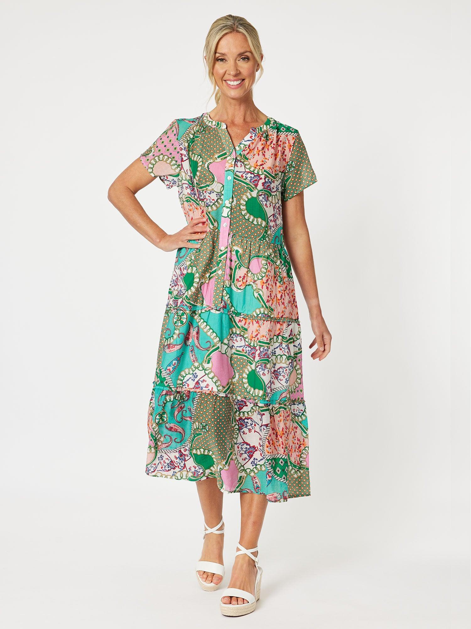 Giverny Print Dress - Multi