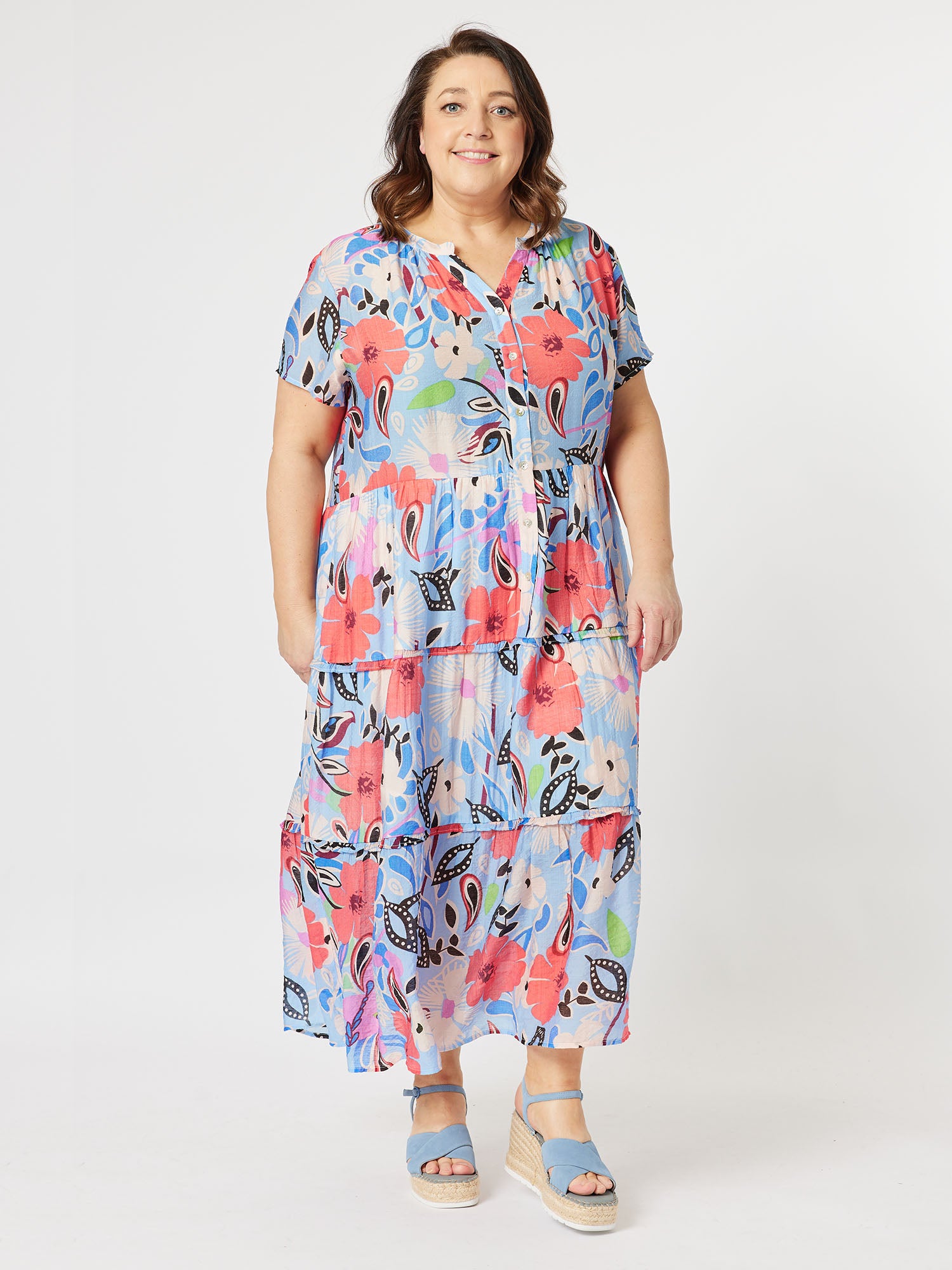 Bahama Print Dress - Multi