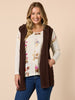 Ollie Side Button Vest - Coffee rc&co