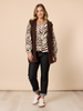 Metropolitan Animal Print Top - Natural Multi rc&co