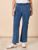 Maddy Pull On Wide Leg Denim Jean - Denim RC&CO