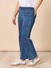 Maddy Pull On Wide Leg Denim Jean - Denim RC&CO