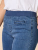 Maddy Pull On Wide Leg Denim Jean - Denim RC&CO