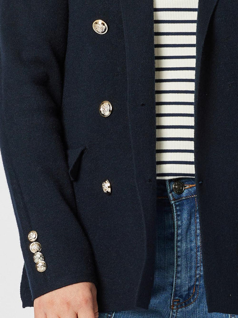 Lucy Knit Jacket - Navy