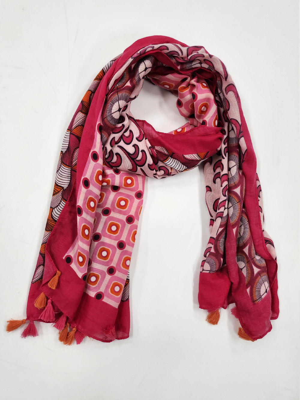 Wave Scarf - Pink