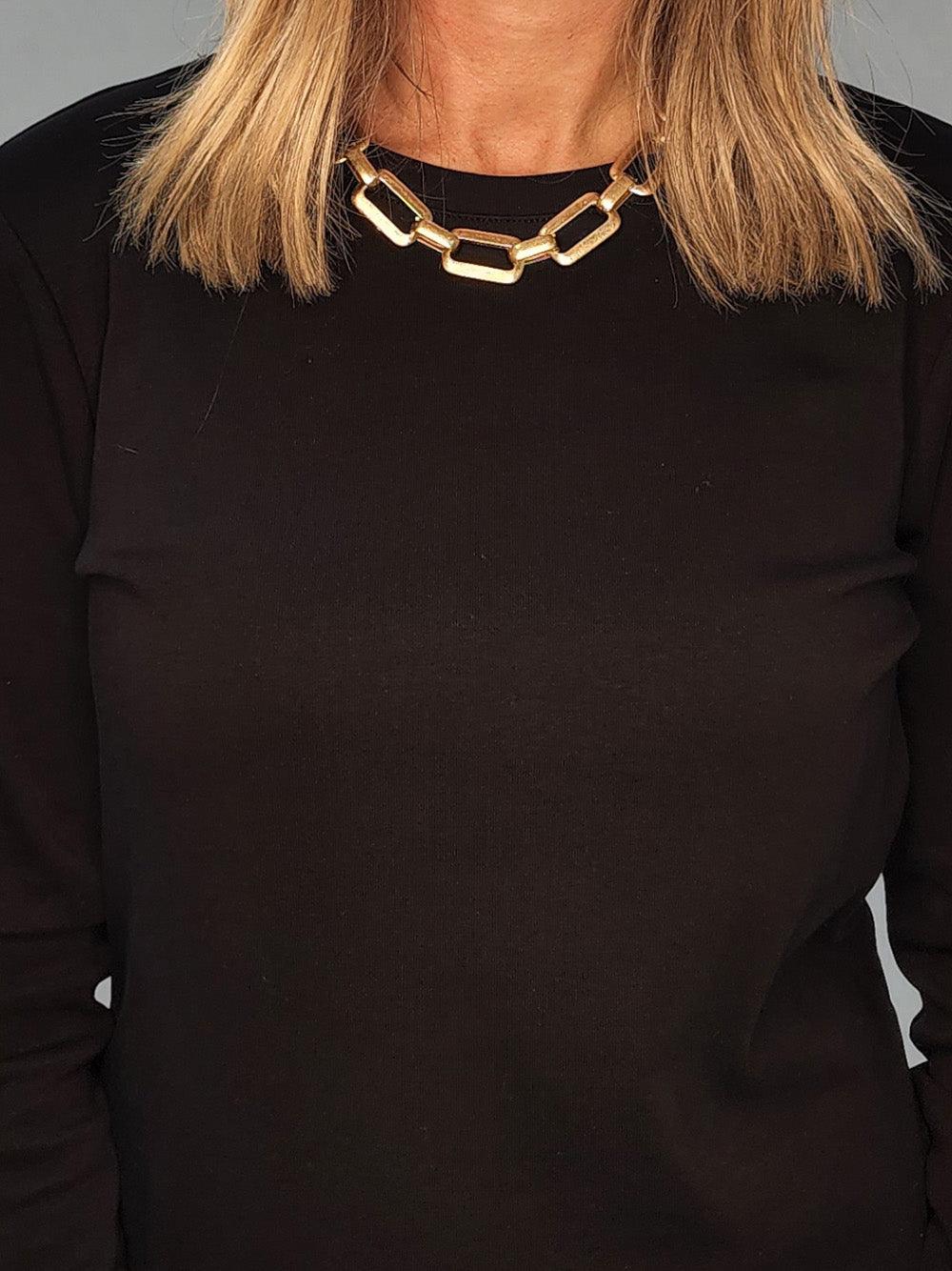Chain Link Necklace - Gold