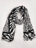 Animal Scarf - Black