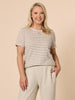 Classic Stripe Tee - Natural