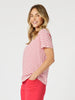 Classic Stripe Tee - Red/White - rc&co