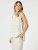 Patio Stripe Print Tank - Natural