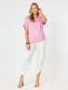 Champagne V-neck T-shirt - Paradise