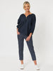 Pretty Bow Pant - Navy
