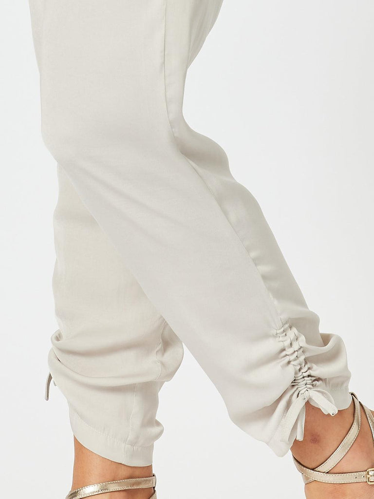 Traveller Luxe Side Tie Pant - Champagne
