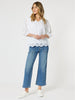 Jasmine Floral Lace Blouse - White