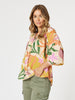 Promenade Floral Print Top - Multi