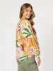 Promenade Floral Print Top - Multi
