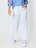 Marine Wide Leg Pant - White