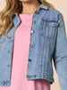Retro Denim Jacket - Washed Denim