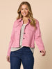 Retro Denim Jacket - Pink