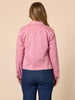 Retro Denim Jacket - Pink