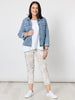 Morro Bay Floral Print Pant - Natural/White rc&co