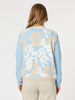 Pasadena Floral Cardigan - Blue/Natural