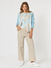 Pasadena Floral Cardigan - Blue/Natural