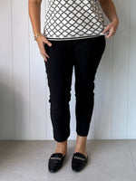 Harbour Slim Leg Pant - Black