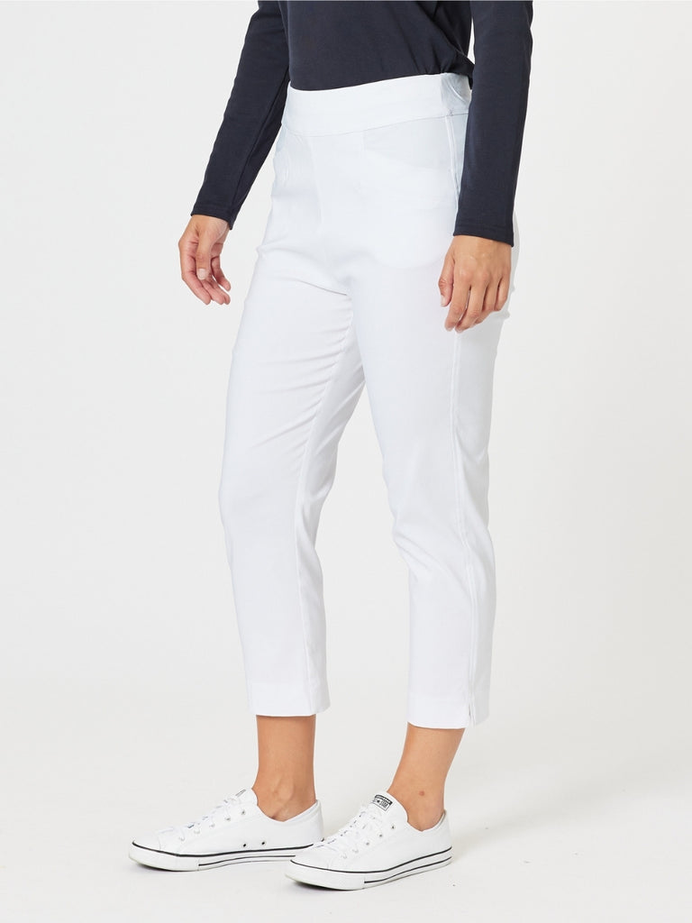 Harbour Slim Leg Pant - White