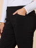 Harbour Slim Leg Pant - Black