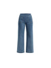 Carpenter Stretch Wide Leg Jean - Washed Denim