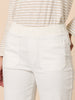 Carpenter Stretch Wide Leg Pull On Denim Jean - Ivory RC&CO