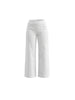 Carpenter Stretch Wide Leg Jean - White