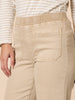 Carpenter Stretch Wide Leg Pull On Denim Jean - Natural