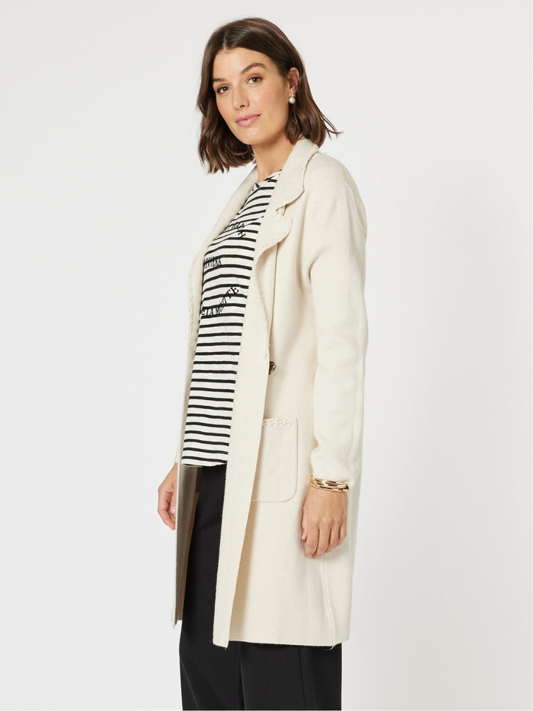 Cosy Coatigan - Natural