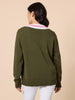 Princeton V Neck Knit Jumper - Khaki rc&co