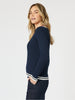Oxford Cable Knit Jumper - Navy
