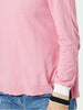 Harvard V Neck Jumper - Blush