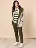 Miracle Slim Leg Denim Jean - Khaki