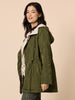 Highland Reversible Hooded Jacket - Khaki Natural rc&co