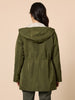 Highland Reversible Hooded Jacket - Khaki Natural rc&co